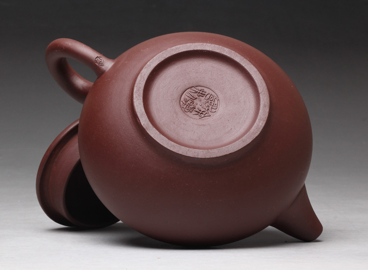 自產(chǎn)自銷紫砂廠家批發(fā)宜興紫砂原礦手工紫砂壺精品禮品如意扁櫻壺